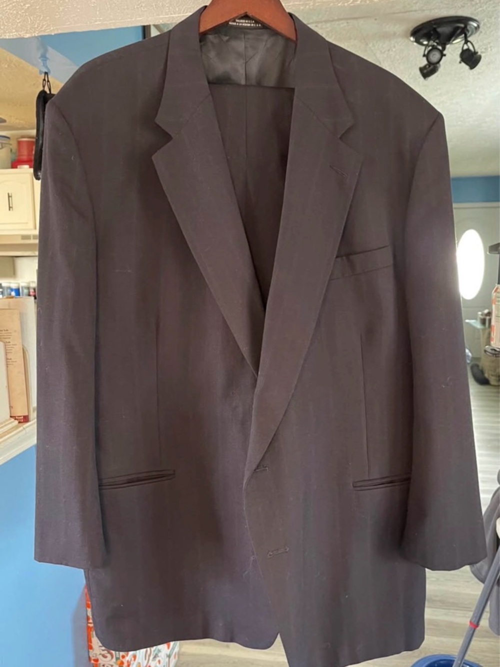 Stafford Dark Brown Single-Breasted Sport Coat